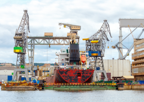 코마상사 Chockfast 조선소 현장에 기술적 지원